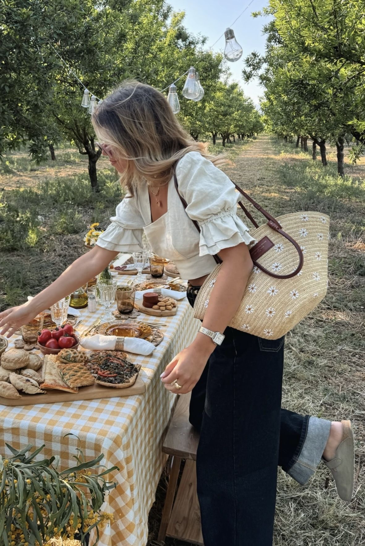 Outfit picnic country chic